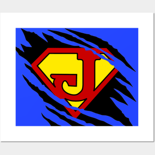 Super J Claw Mark Posters and Art